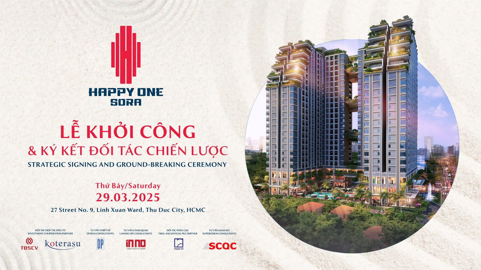 Lễ Khởi Công Dự án Happy One Sora và Ký Hợp Tác Cùng Đối Tác