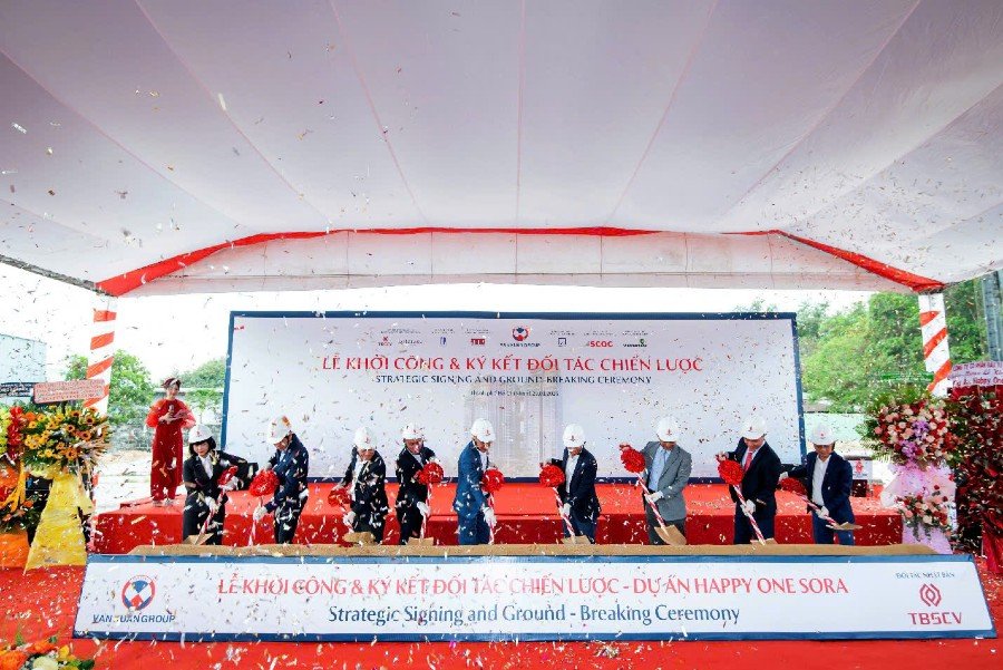 Vạn Xuân Group Khởi Công Dự Án Happy One Sora và Công Bố Đối Tác Chiến Lược